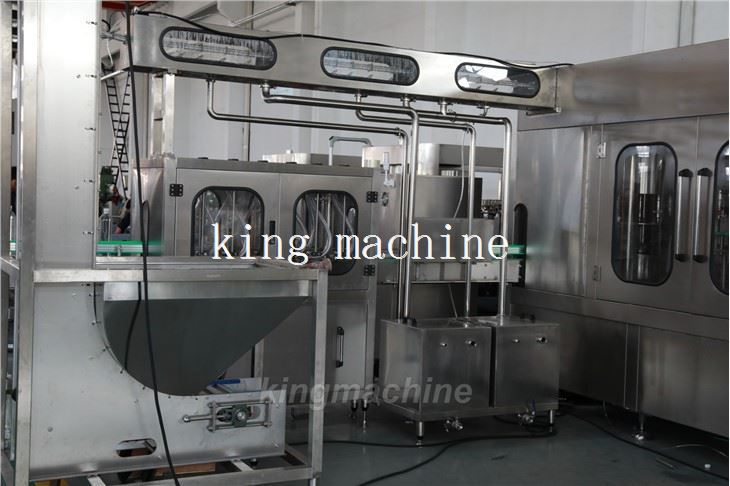 water filling caping labling machine