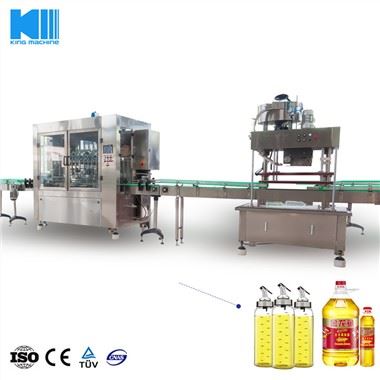 Máy đóng gói chiết rót chai dầu ô liu 2 trong 1 tự động